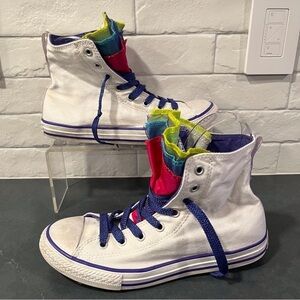 Converse sz 7 Party hi All Stars sneakers